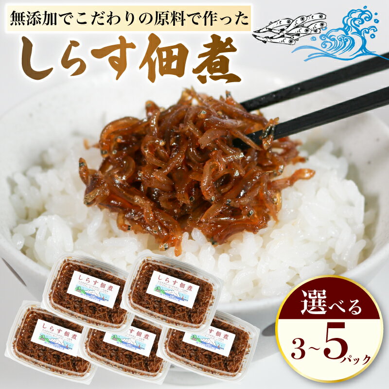【ふるさと納税】 しらす 佃煮 選べる 3パック 5パック 1個140g 冷凍配送 無添加 原料にこだわった 佃煮 しらす ( ふるさと納税しらす ふるさと納税 ちりめん ふるさと納税 魚 ふるさと納税 生炊きちりめん ふるさと納税 佃煮 ) 愛知県 南知多町 人気 おすすめ