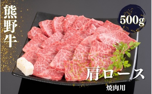 
熊野牛 肩ロース 焼肉用 500g【mtf421A】
