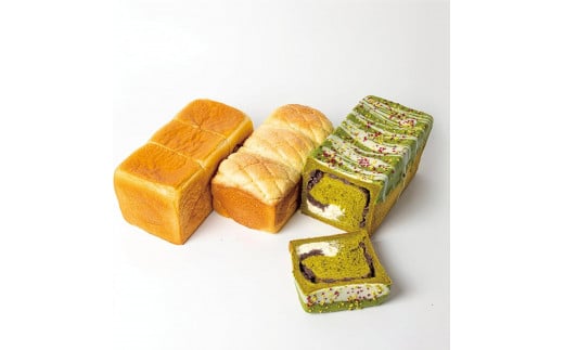 高級食パン 3種3本 食べ比べセット プレミアムシリーズ（角型食パン／メロン食パン／抹茶あずき＆マスカルポーネ食パン）3本セット 角型 メロン 抹茶