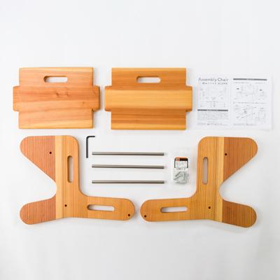 ふるさと納税 智頭町 子ども用　組み立てイス(訳あり) |  | 01