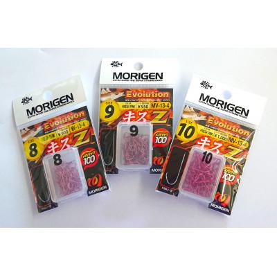 ふるさと納税 加東市 もりげん(MORIGEN)　釣針　キスZメガパック　フレッシュピンク3枚セット(8号・9号・10号)