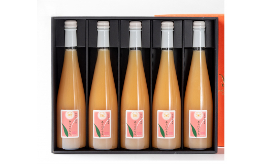 L328　あら川の桃ドリンク５００ｍｌ×５本入ギフトセット