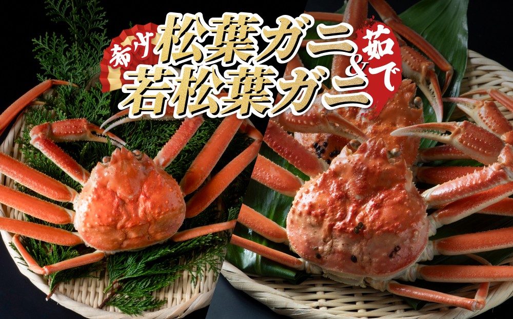 
            【22009-1】松葉がに＆若松葉がにセット（ボイル）
          