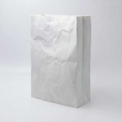 ふるさと納税 瀬戸市 【瀬戸焼】クリンクルスーパーバッグ#1 花器【セラミック・ジャパン】 |  | 01