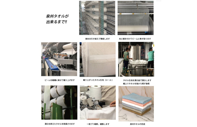 ノーブルロングタオル5枚（サンドベージュ） G1755_イメージ4