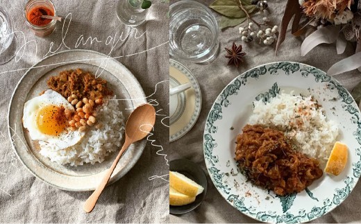 スパイスカレー キット 6人分 （2人分×3） バターチキン （21g×1個） ・ キーマ （44g×1個） ・ ポーク （39g×1個） 合計104g ／ 3種類 レシピ付き カレー スパイス 手作り 簡単調理 セット 北海道 北広島市 常温