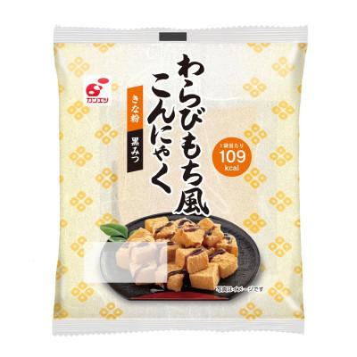 ふるさと納税 毛呂山町 わらびもち風こんにゃく　きな粉&amp;黒みつ付　20食入