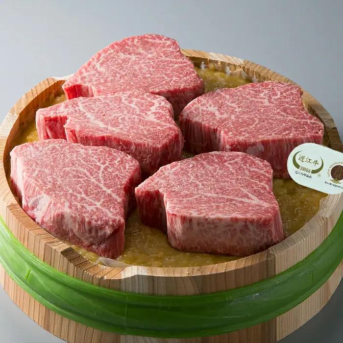 岩井亭 定期便 近江牛ヒレ三昧 2カ月 （株）髙島屋洛西店 滋賀県 東近江市 CE06 和牛 国産牛 ブランド牛 ヒレ肉 ステーキ シャトーブリアン 味噌漬 定期便