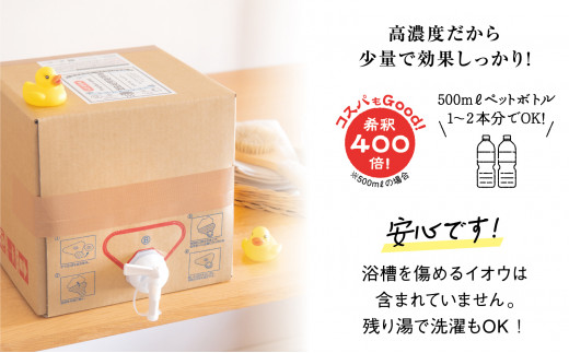 増田高濃度温泉 天然温泉 10L BOX 温浴 疲労 回復 おんせん 入浴 入浴剤 バスタイム 美容 肌 温泉 関節 神経 健康 潤い 弱アルカリ性 クレンジング 高濃度 肩こり 腰痛 イオン 風呂 