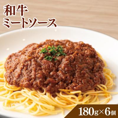 ふるさと納税 泉佐野市 焼肉屋が作る 和牛ミートソース 180g×6パック