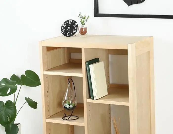大川家具 ファイン 60cm ブックシェルフ 高さ95cm 天然木 サクラ(バーチ)