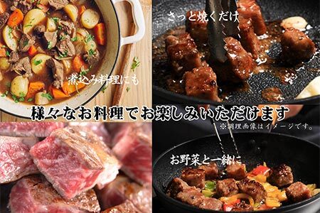 【数量限定】伊万里牛 サイコロステーキ 500g(100ｇ×5Ｐ)（ソース付き）　J964