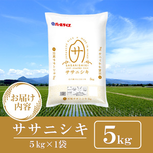 ＜先行予約！2025年10月末までに発送予定＞【令和7年産 新米】宮城県産 ササニシキ 5kg お米 おこめ 米 コメ 白米 ご飯 ごはん おにぎり お弁当 ささにしき【株式会社パールライス宮城】ta