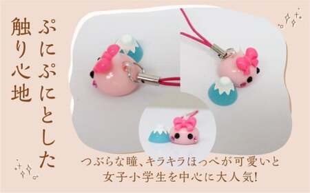 元祖ほっぺちゃんストラップ 富士山付き ストラップ キーホルダー キャラクター ほっぺちゃん ほっぺちゃんストラップ 元祖ほっぺちゃん 山梨県 中央市