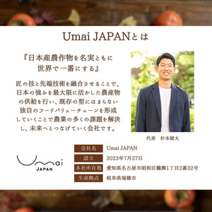 Umai 柿 富有 プレミアム 6玉 2.0kg※2025年11月中旬～12月中旬頃に順次発送予定