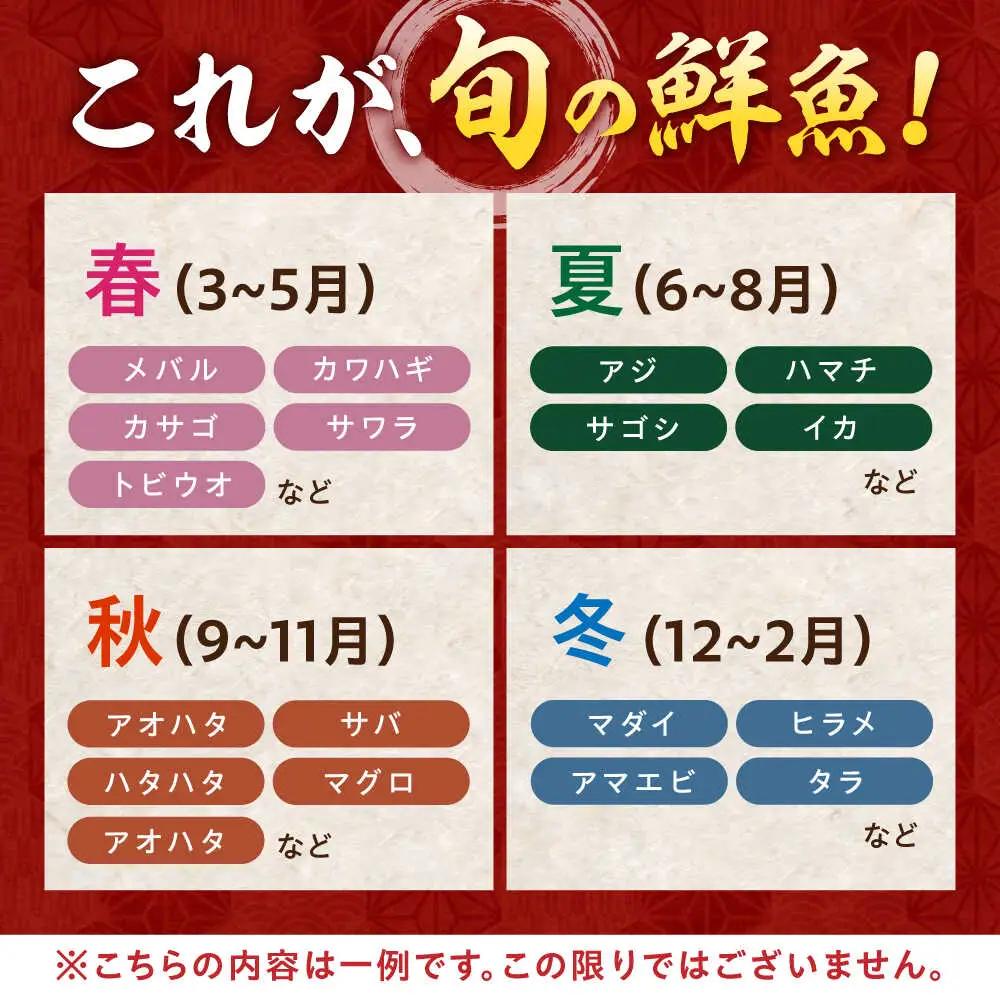 【加福鮮魚】「若狭小浜湾産地直送」旬の天然鮮魚お任せセット！ 計2kg以上 地魚 下処理済み 刺身 煮魚 小浜市 / 加福鮮魚【配送不可地域：北海道、北東北（秋田、青森、岩手）、九州、沖縄、離島】  