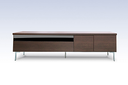 180TVボード シャープ（ダークブラウン）【諸富家具】：C140-006