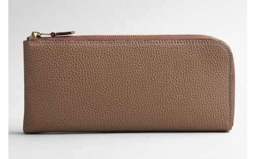 Lジップ 束入れ(カード8枚 小銭入れ付) トープ【1245-3-GMS】｜革製品 レザー 国産 [1061]