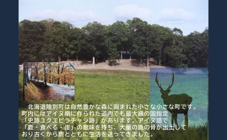 【赤系】りくべつ エゾシカの角 鹿角 アクセサリー ミサンガ風ブレスレット＆組紐キーホルダー セット ブレスレット キーホルダー 北海道 陸別