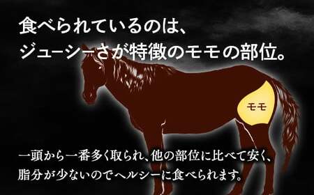 1-A 馬刺し モモ 赤身 200ｇ たれ付き 冷蔵 馬肉 国産 会津 会津馬刺し◇