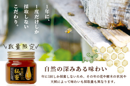 【秘境を味わう】椎葉の秘蜜 【250g×4本】国産天然はちみつ【数量限定】 MS-07