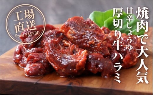 
                  E502 甘辛しょうゆ厚切り牛ハラミ(計2袋)
                