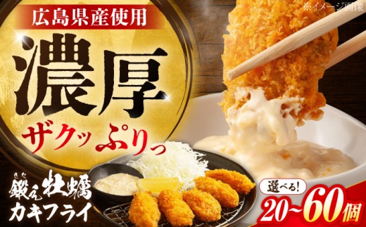 鍛え牡蠣のカキフライ 20個入り 江田島市／有限会社寺本水産 [XAE015]