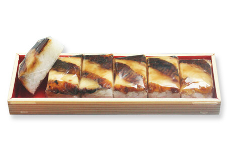 焼き穴子の押し寿司 35g×6個 折箱入り 寿司 押し寿司 穴子 あなご アナゴ 富山名物 冷蔵/ます寿司屋ヒロ助/富山県 黒部市 お寿司 海鮮 魚 魚介類 魚介 加工食品 惣菜 