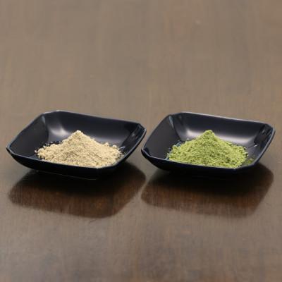 ふるさと納税 高石市 黒ごまきな粉君400g×2袋、大麦若葉入り黒ごまきな粉君200g×2袋セット |  | 02