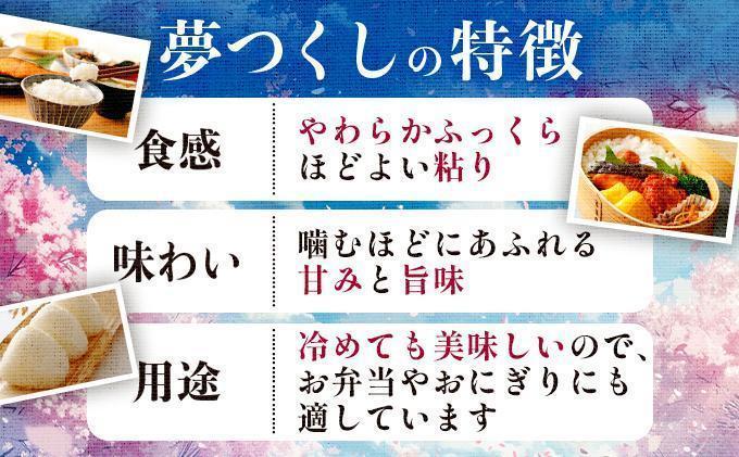 【6ヶ月定期便】令和7年産 福岡県産米 夢つくし 10kg ※北海道・沖縄・離島は配送不可 |【精米 単一米 単一原料米 7年産 国産 お米 ブランド米 5kg × 2 ゆめつくし】CY009sub6