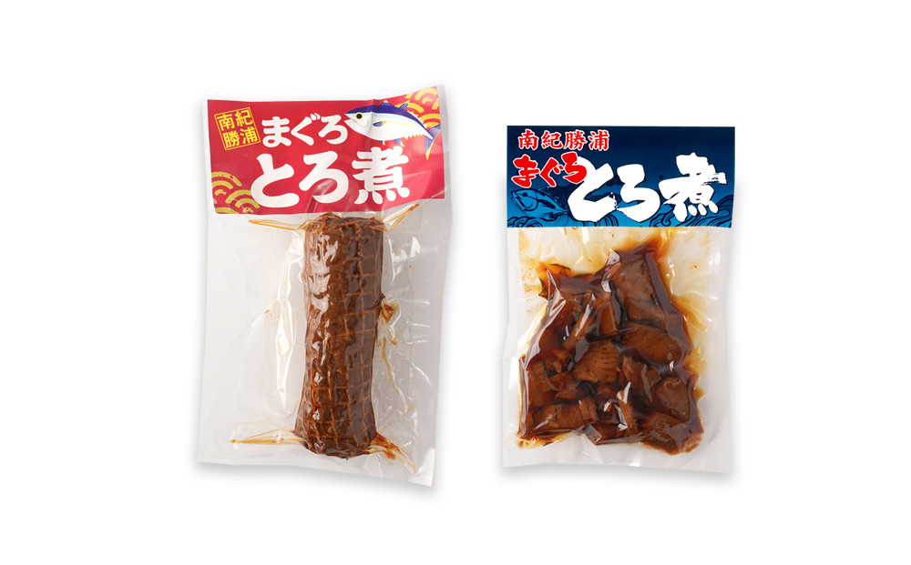 まぐろとろ煮 180g×3袋 ／ まぐろチャーシュー（1本 約170g）×2袋