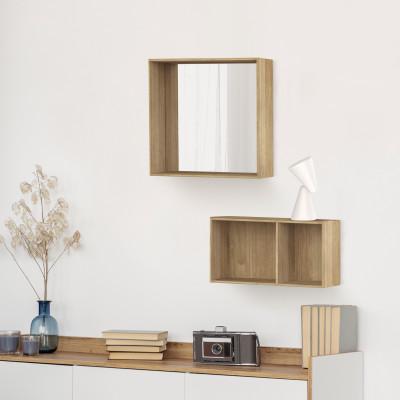 ふるさと納税 大和高田市 「V-TISS LIGHT」 ミラーM・ハーフ薄型セット ヨーロピアンチェリー |  | 01