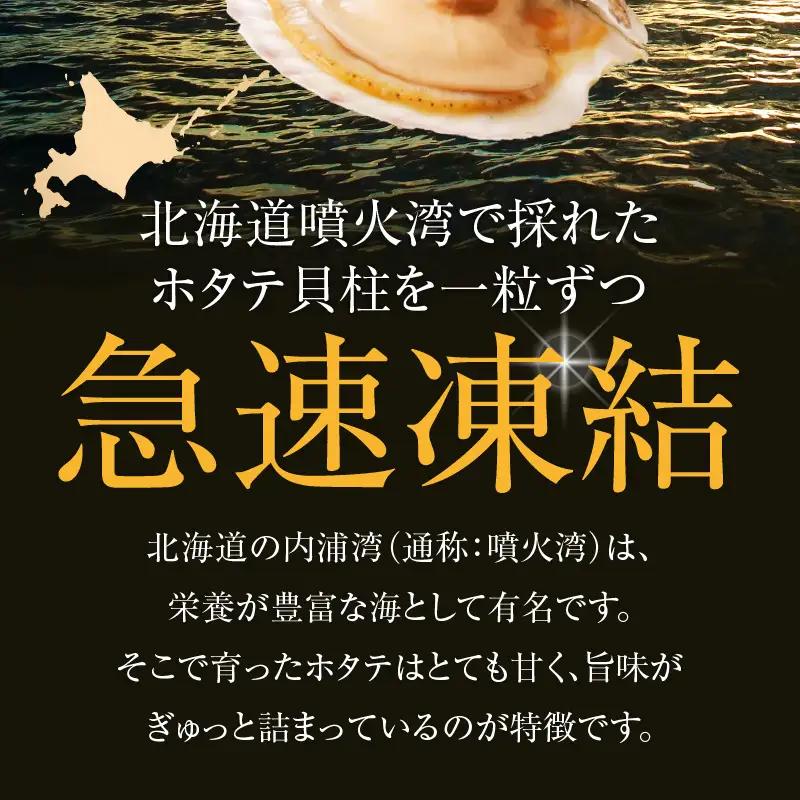 【訳あり】北海道噴火湾産ホタテ貝柱 500g×2袋_HD117-045