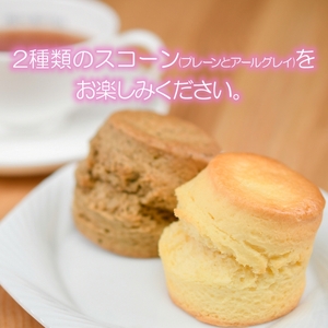 紅茶専門店 PRI・ORI・TEA 手作りスコーン ２種セット（プレーン＆アールグレイ）