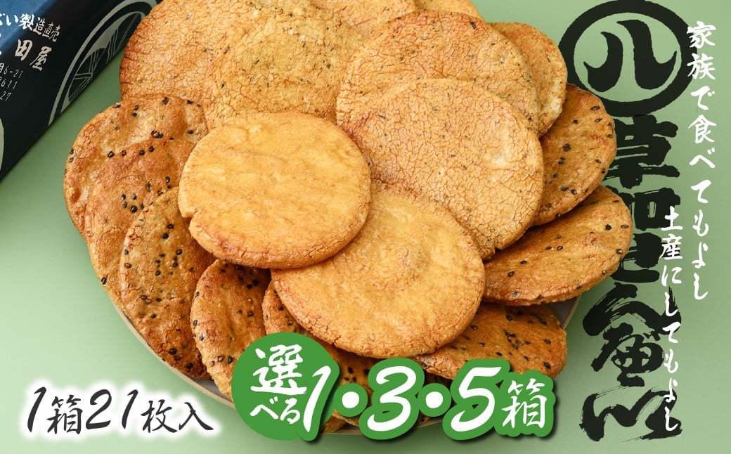 
            豊田屋 選べる煎餅詰め合わせ 1箱～5箱 | せんべい 草加煎餅 草加せんべい 伝統 ギフト プレゼント 贈答 豊田屋 とよだや 煎餅 伝統 米菓 ごま 青さのり 醬油 伝統 職人 おせんべい 埼玉県 草加市 
          