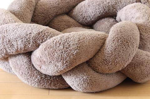 【ペット用ビーズソファ】sopo me サラウンドクッション（ＴｙｐｅＨ） Sサイズ モカ　（41-8-1）
