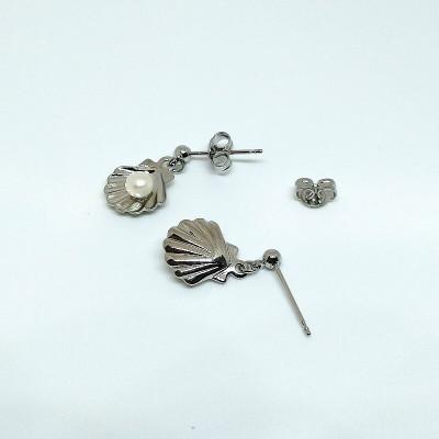 ふるさと納税 伊勢市 真珠ピアス・シェル(淡水本真珠・ボタン) 1997 |  | 02