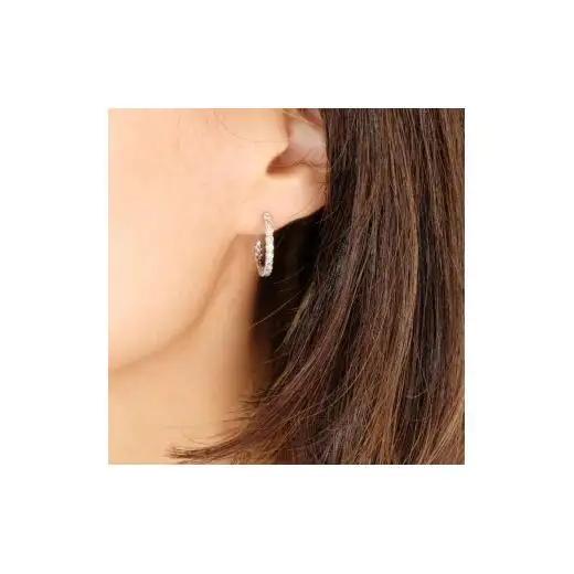 【ピアス】プラチナ ダイヤモンド 1.0ct PT900 両耳 リング型 レディース シンプル おしゃれ 大人 アクセサリー ジュエリー プレゼント 誕生日 記念日 お祝い かわいい ファッション 1