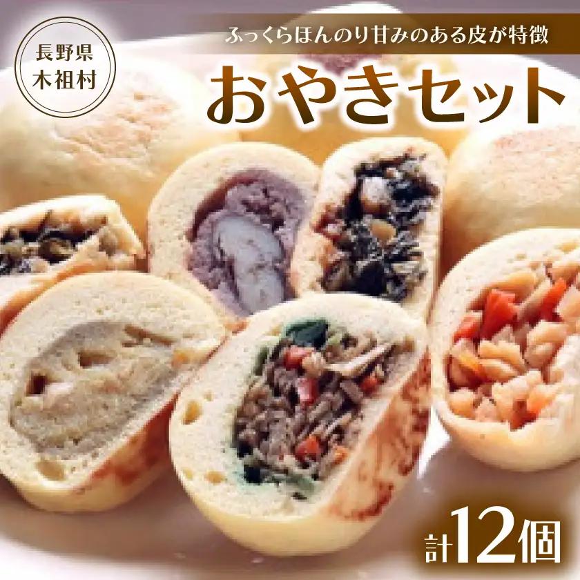 【ふっくらほんのり甘みのある皮が特徴】源流の里おやきセット(5種・・12個)【配送不可地域：離島】【1507594】