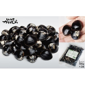 【宍道湖産】冷凍 砂抜きしじみ　Lサイズ 1kg（500g×2袋））| しじみ