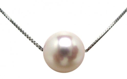 真珠 アクセサリー ネックレス ペンダント パール 8.5ミリ ～ 9ミリ Pt850 プラチナ 三重県 伊勢志摩 志摩 ジュエリー ギフト プレゼント 冠婚葬祭 入学式 卒業式 結婚式 母の日 バレンタイン ホワイトデー アコヤ真珠 本真珠 /  老舗の真珠専門店・花珠クラス・アコヤ本真珠スルーペンダント