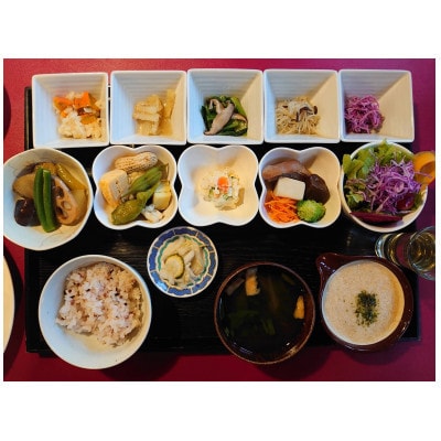 大人気!レストラン 自然薯の里 ランチチケット「数量限定 本日の野菜セット」 2食分【1561010】