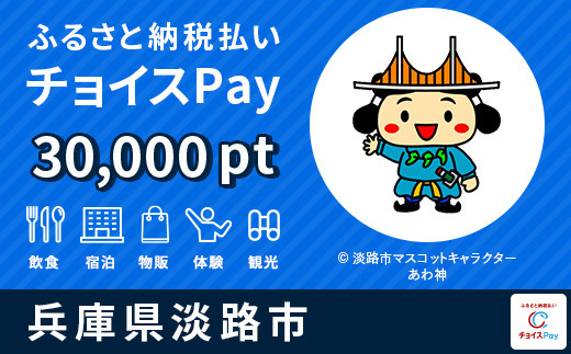 
淡路市チョイスPay 30,000pt（1pt＝1円）【会員限定のお礼の品】
