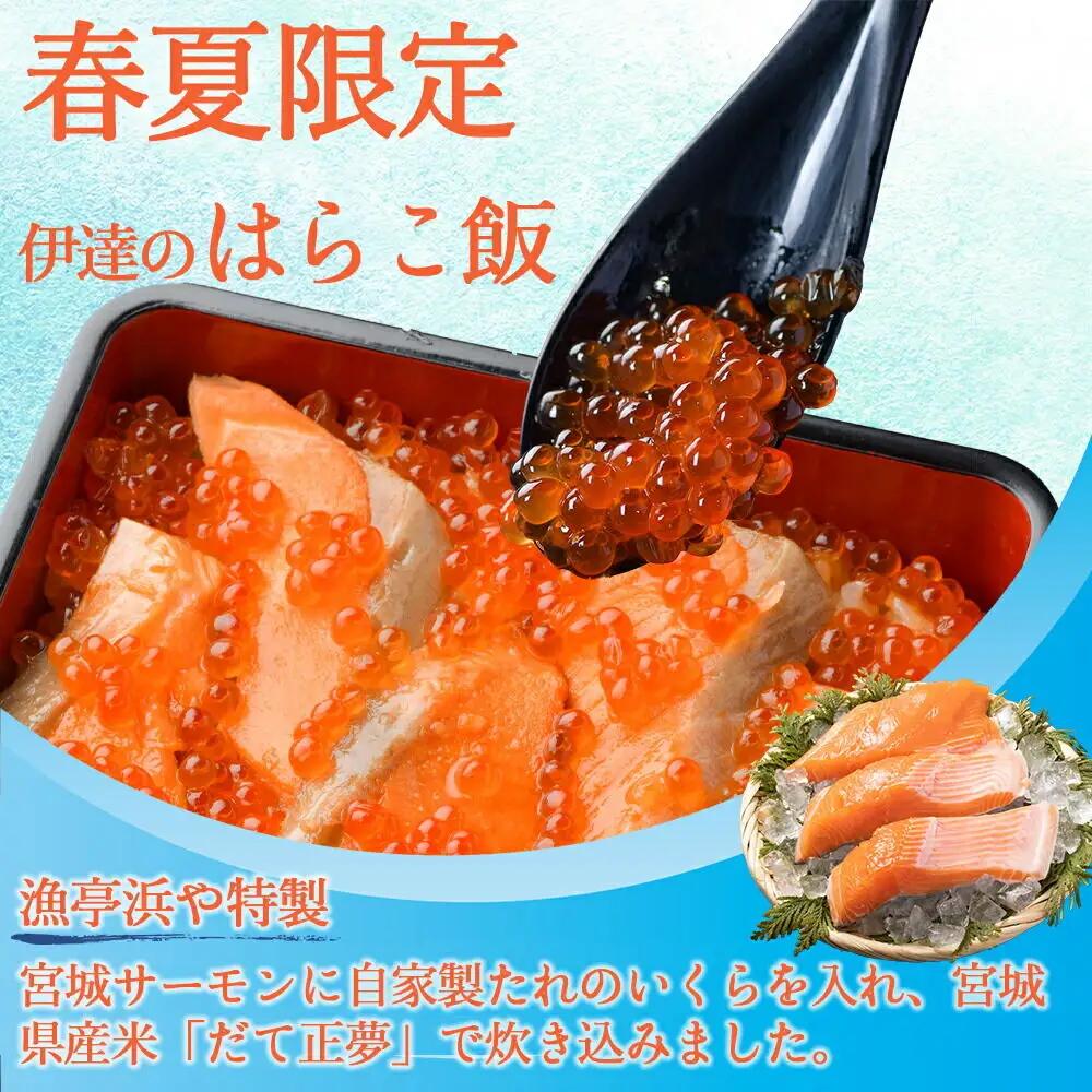 みやぎ飯【宮城さーもん】伊達のはらこ飯 3人前  鮭 腹子 いくら 郷土料理 漁亭 浜や 宮城県 名取市