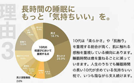 10代向けの枕 THE PILLOW Preset 16 10s《60日以内に出荷予定(土日祝除く)》
