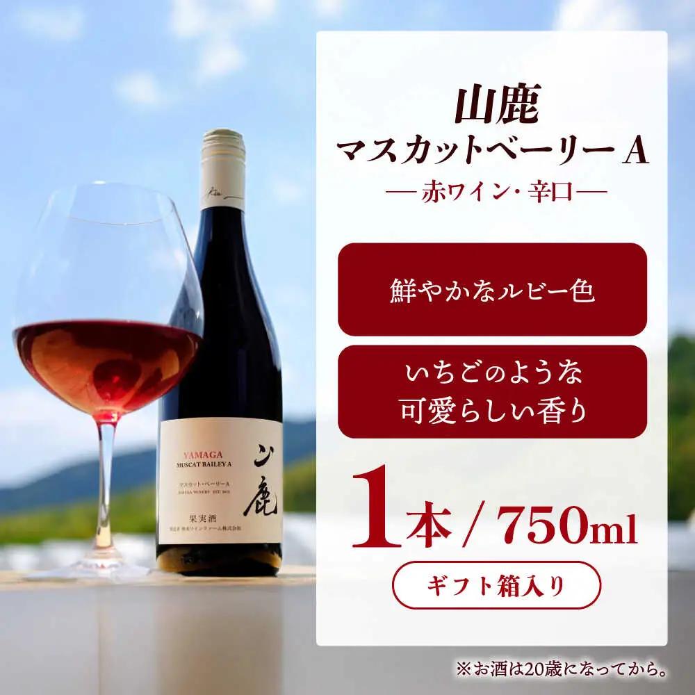  菊鹿シャルドネ&山鹿マスカットベーリーAワイン2本セット化粧箱付赤白ワインZFB006