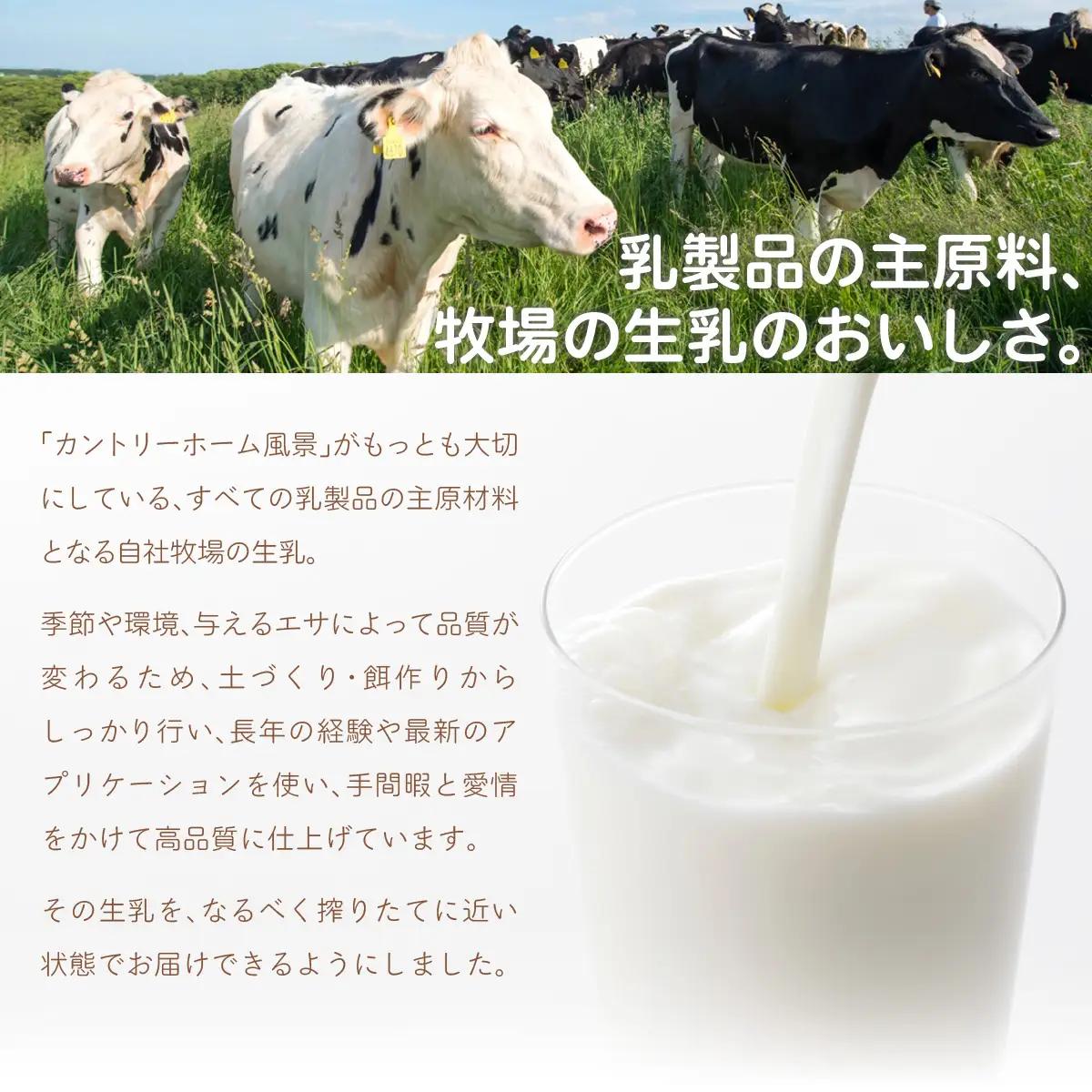 のむヨーグルト500g 風景の牛乳500ml 各2本 SKB103