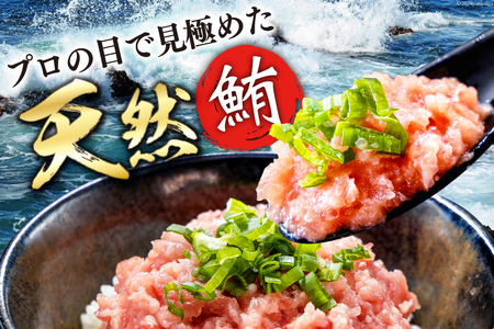 【ネギトロ】6回 定期便 天然 マグロ ネギトロ まぐろたたき 60g 20個 計1.2kg
