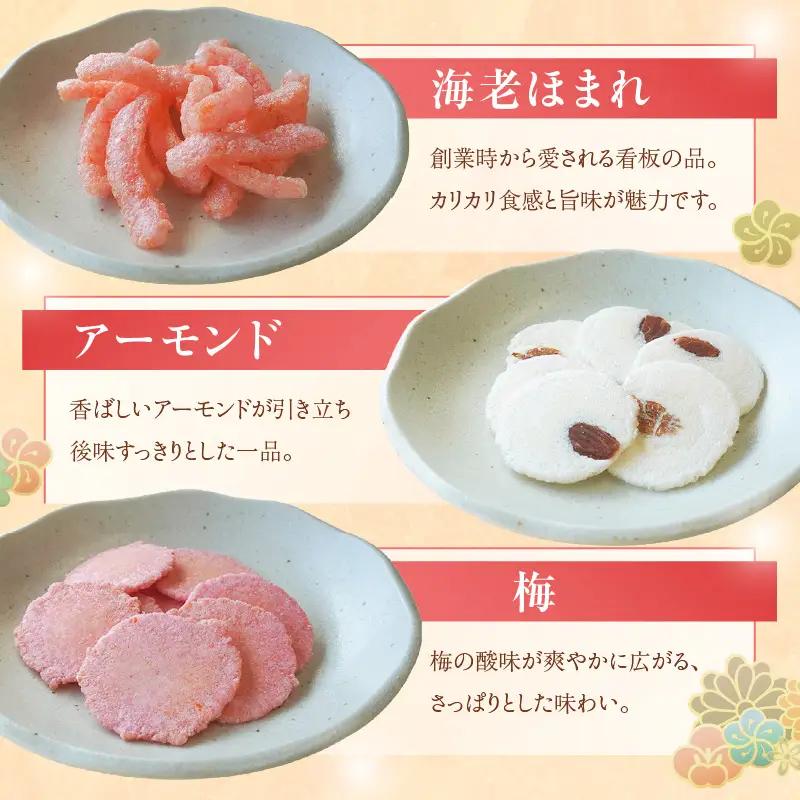 【お中元 外熨斗対応可能】手焼きえびせんべい　人気おすすめ9種の詰め合わせセット
