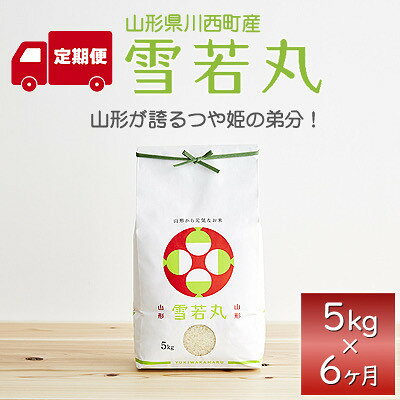 【ふるさと納税】【発送月固定定期便】雪若丸　5kg全6回【4090389】